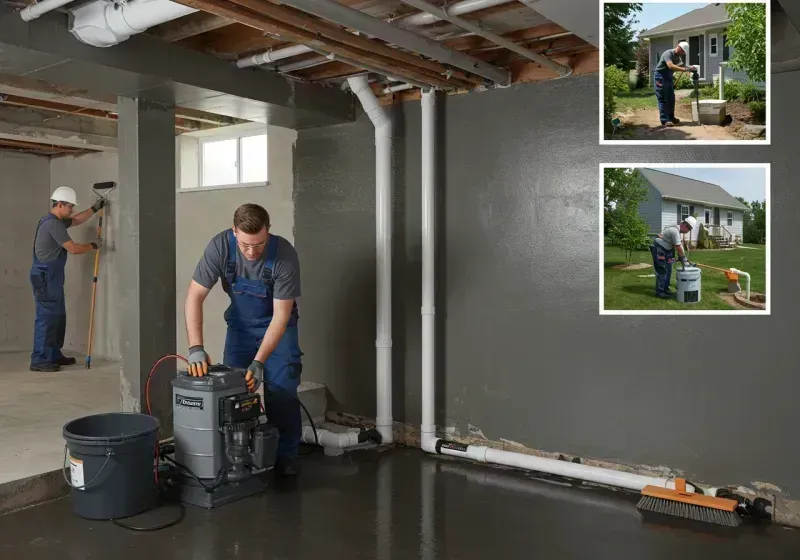 Basement Waterproofing and Flood Prevention process in Mulberry, AR